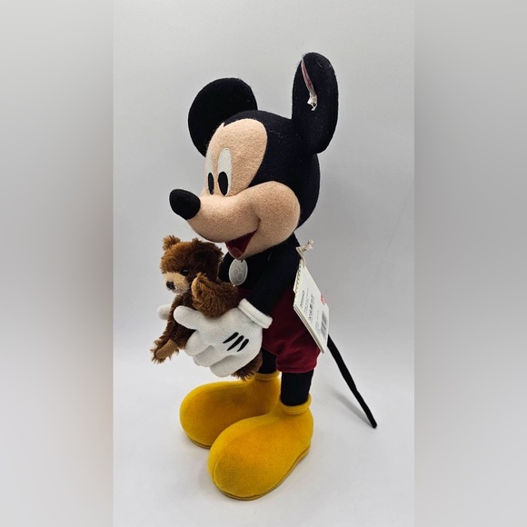 Disney 100 Steiff - Mickey Mouse with Teddy Bear 12" Collectible Teddy Bear - Picture 9 of 16